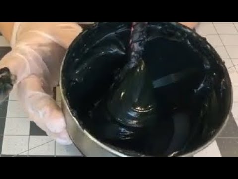 Como hacer el color negro y rojo en chantilly