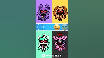 Smiling Critters Emoji Challenge! (Poppy Playtime Animation) feat. Rhythm Heaven #catnap #dogday