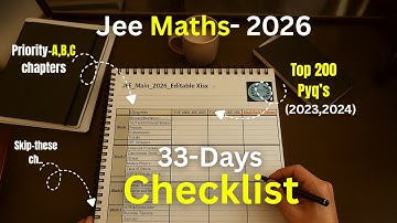 Just follow!!-I Scored 88/100- JEE Maths🔥 !!  Now it