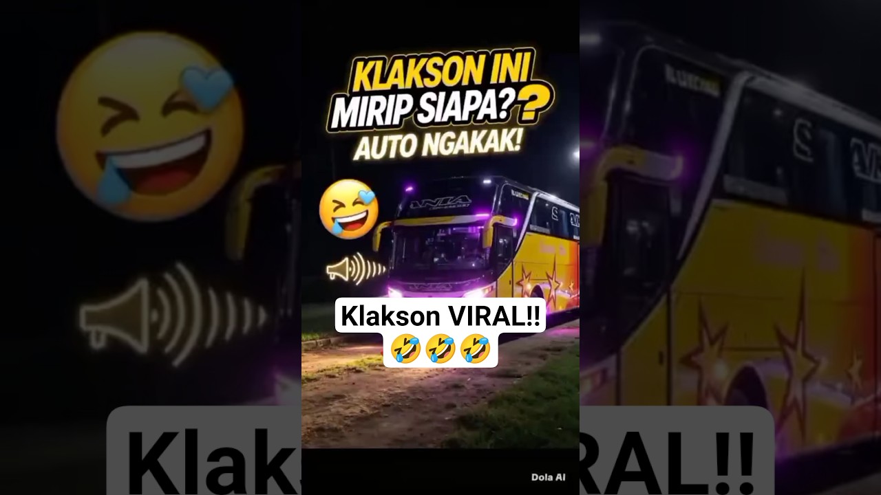 Klakson Viral " SAYA AKAN LAWAN " untuk motor/mobil dll