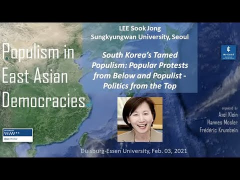 LEE Sook Jong Populism in Korea