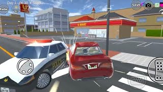 Police Chase In Sakura Town Sakura School Simulator.