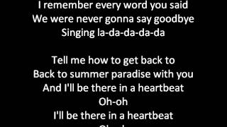 Simple Plan ft K&#39;naan - Summer Paradise (lyrics on screen)