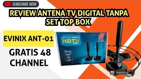 Viral Antena Tv Digital Tanpa Set Top Box | Review Antena Tv Digital Merk Evinix ant-01