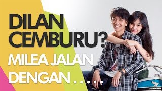 Iqbaal (Dilan) CEMBURU? Vanesha (Milea) Jalan Bareng Kang Adi (Pati)