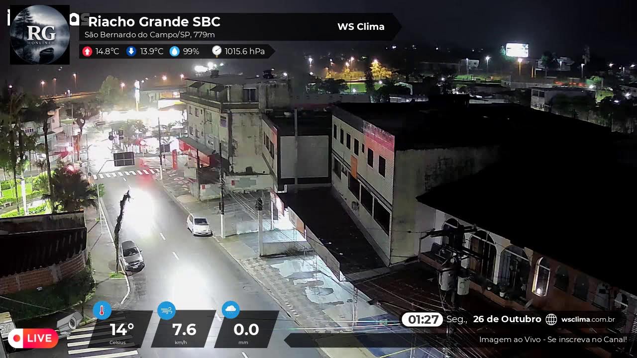 Riacho Grande São Bernardo Live — São Bernardo do Campo, São Paulo live camera thumbnail