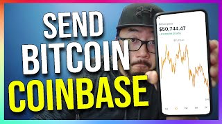 How to Send Bitcoin from Coinbase (on Coinbase App Tutorial)