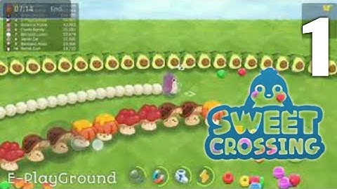 Cute and Fun Game - Sweet Crossing Snake.io Part 1 (Android Gameplay)