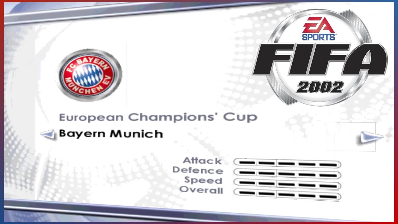 [PC] | FIFA 2002 | CHAMPIONS LEAGUE / ECC | BAYERN MÜNCHEN | PROFESSIONAL DIFFICULTY | LONGPLAY