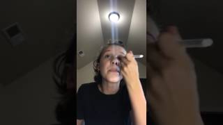 Millie Bobby Brown - Instagram Livestream 04-27-2017 (Make-up Tutorial)