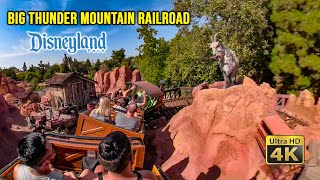 Disneyland Big Thunder Mountain Railroad On Ride Ultra HD 4K POV 2019 08 22