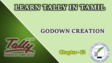 Godown Creation in Tally Erp 9 in Tamil (Chapter 12)