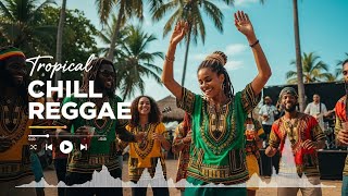 Reggae Island Mix 🌊 Feel Good Tropical Vibes to Relax &amp; Work