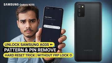 🔓 Samsung Phone Lock Kaise Todein?  Galaxy A03s Pattern & PIN Unlock via Hard Reset 🛠️