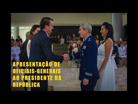 Oficiais-Generais recém-promovidos são apresentados ao Presidente da República