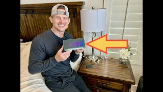 Review and Demo of 120db Super Loud Alarm Clock for Heavy Sleepers, Bluetooth Connection, 15 Wake Up screenshot 5