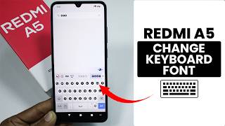 How to Change Keyboard Font Style in Redmi A5 - Keyboard Setting screenshot 5
