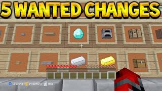 Celebrity Top 5 Wanted Features & Changes For Minecraft Console Edition Net Worth