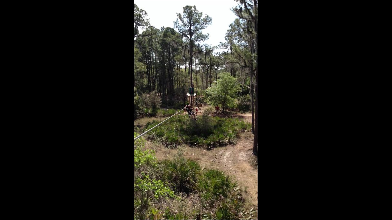TreeUmph Obstacle: Completed By: Andrew Cleveland. (Zip Line)