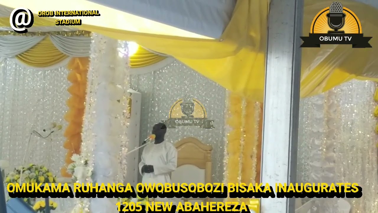 OKUJWEEKA NENYEGESA Y'OMUKAMA RUHANGA OWOBUSOBOZI BISAKA  12TH TUHAISE 094