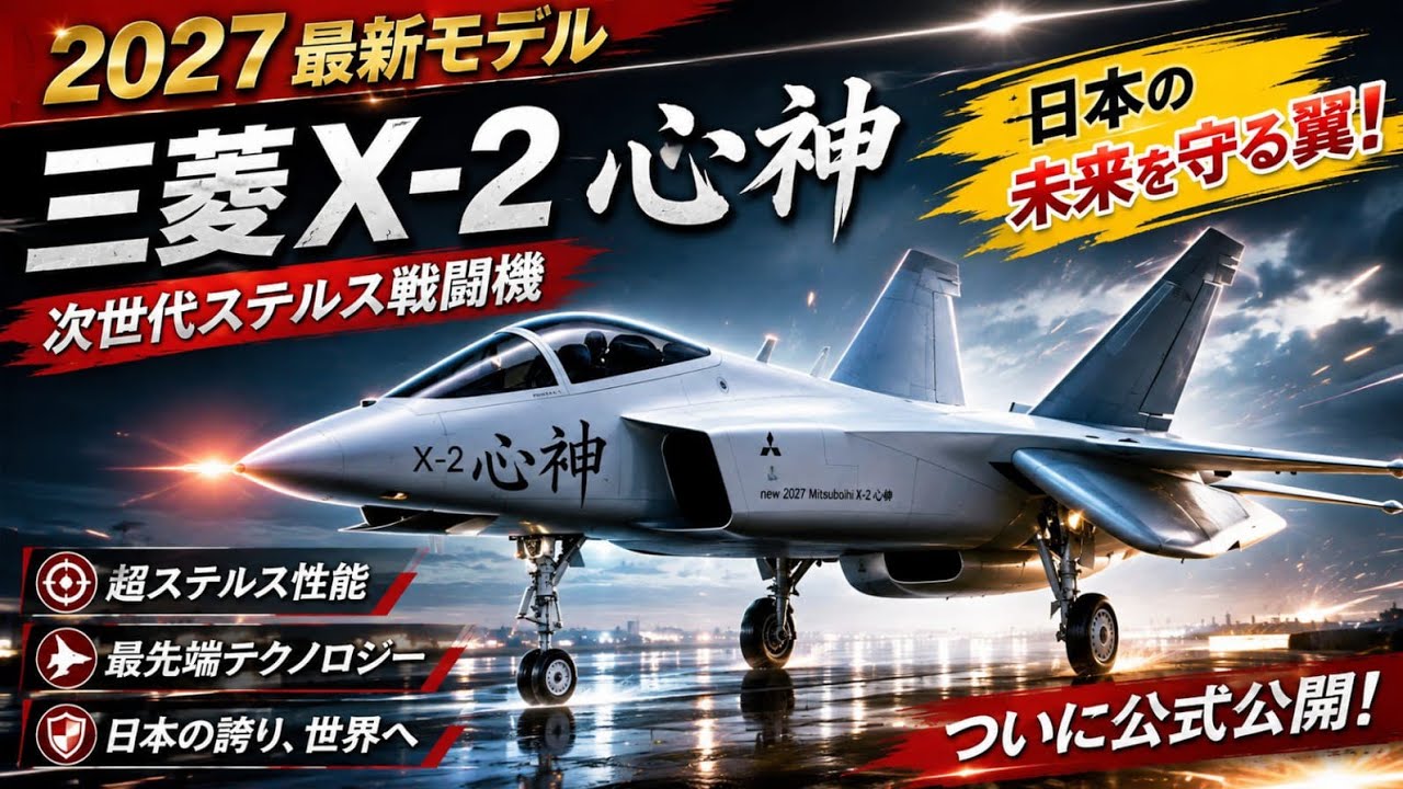2027 Mitsubishi X-2 Shinshin: The Shock of Japanese Stealth