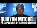 Quinyon Mitchell Reacts to Being Drafted by Philadelphia Eagles &amp; Journey at Toledo | NFL Draft 2024