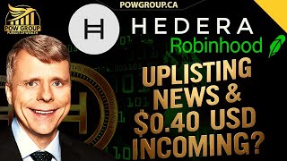 🚨HUGE HBAR News🚨Robinhood Listing &amp; $0.40USD Hedera Bull Flag Target