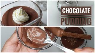 دانيت منزلي بالشوكولا سهل و لذيذ/حلى الشوكولا البارد/Chocolate Pudding/ ديسير الشوكولا بمكونات بسيطة