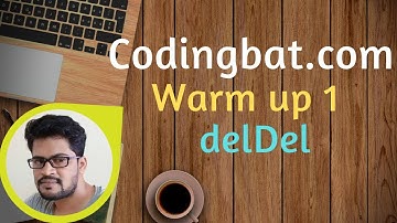 24 Codingbat | Warmup 1 |  delDel | Java coding practice | Ui Brains | by Naveen Saggam