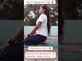 Day 17 Beginner Yoga 🧘‍♀️🌿Vajrasana Hold with deep breathing.  ✨A simple meditation pose.