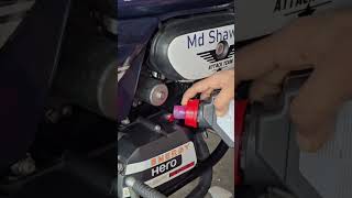 Motul 7100 -10w40 -100%synthetic engine oil #foryourpage #shawon_sticker #bikelife