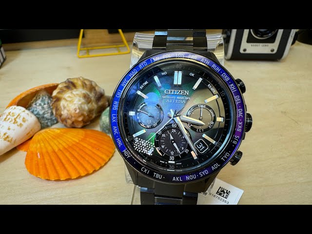 Citizen Attesa Earths Crust Limited Edition CC4057-60E - YouTube