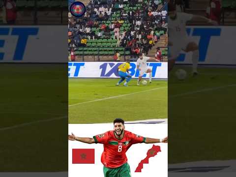 إسماعيل صيباري ضد الغابون مراوغات سحرية تسديدة من زاوية مغلقة كأس العالم 2026 كرتنا 