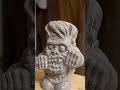 “Gus the Graveyard Goon” Sculpture Update : Part 5 ~ Now shaping bottom half!! ⚡️💀⚡️