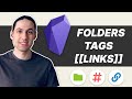 How To Organize Your Notes in Obsidian | Folders, Tags and Links