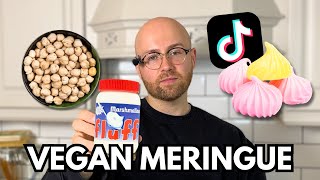I Tried Viral Chickpea Vegan "Meringue"
