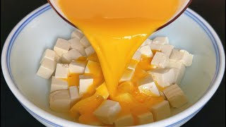 ULTIMATE Chinese Steamed Tofu Egg Custard with Gravy ！HOW TO MAKE IT SMOOTH \& SILKY 。