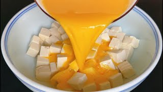 ULTIMATE Chinese Steamed Tofu Egg Custard with Gravy HOW TO MAKE IT SMOOTH & SILKY 。