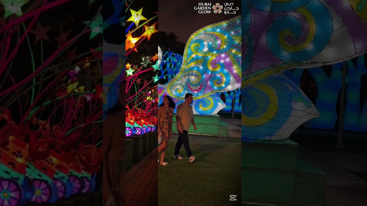 A Magical Journey Through Dubai Garden Glow: A Living Art Gallery!