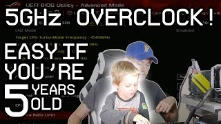 7700K 5GHz Overclocking! - So Simple  A Child Can Do It