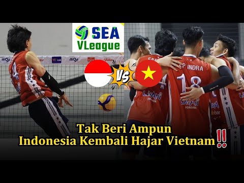 Laga Panas!!! Indonesia vs Vietnam di putaran 2 SEA VLeague 2023 Filipina