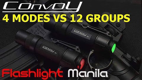 Paano ba yung 4 Modes at 12 Groups? - Convoy Flashlight