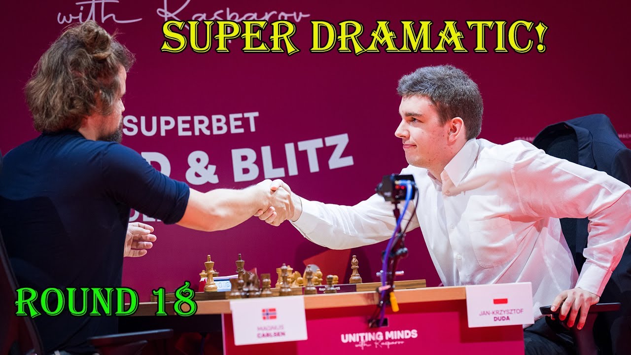 Magnus NÃO ESPERAVA ESSA! Magnus Carlsen Vs Jan Duda - Chess Tour