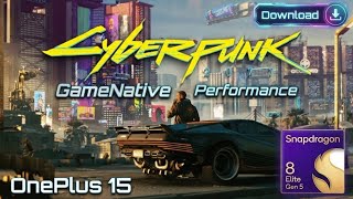 Cyberpunk 2077 Gamenative-Performance V1.03 Turnip Mtr Axxx V1.9.0 Smart