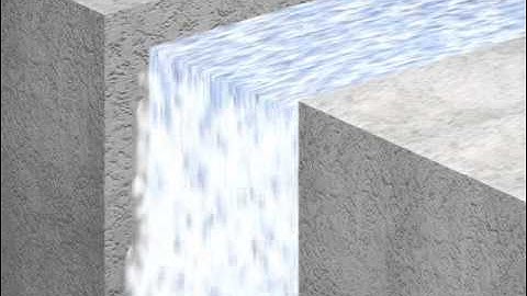 Waterfall Created Using Particle In 3ds Max