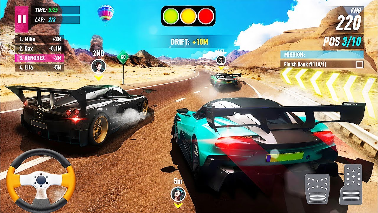 Nitro Car Racing-3D Car Race X