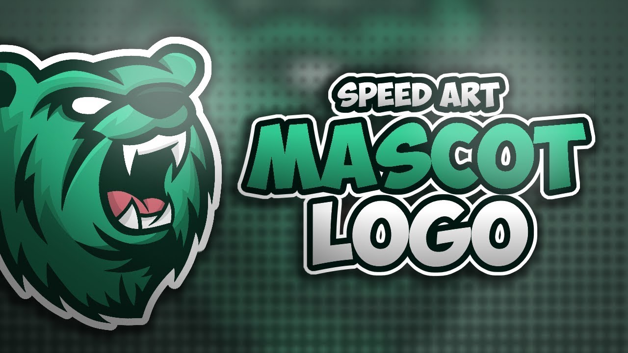 Speed Art: Bear Mascot Logo - AVAILABLE!!!