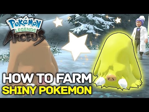 Pokemon Legends Arceus | How To Farm Shiny Pokemon, Shiny Hunting & Best Methods!
