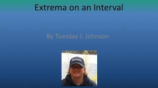 1411 Sec 3.1 Extrema on an Interval