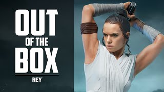 Rey Premium Format Figure Star Wars The Rise of Skywalker Statue Unboxing | Out of the Box